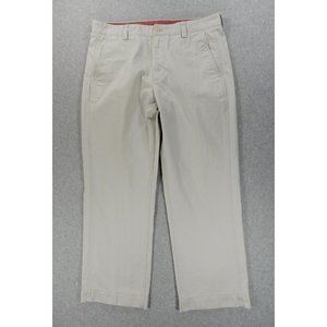 Vineyard Vines Cotton Flat Front‎ Casual Chino Pants (Men's 34x29) Tan